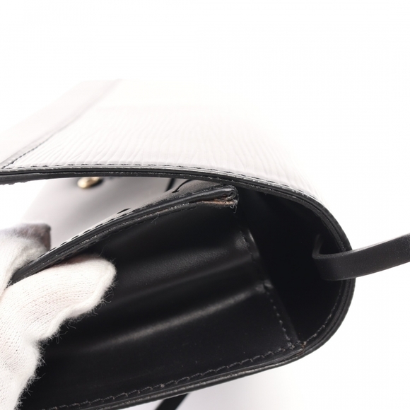 Louis Vuitton Honfleur Epi Noir Shoulder Bag Wallet Black - Picture 8 of 8